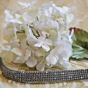 Pinkhouse Swarovski Silver/Blue Leather Bracelet